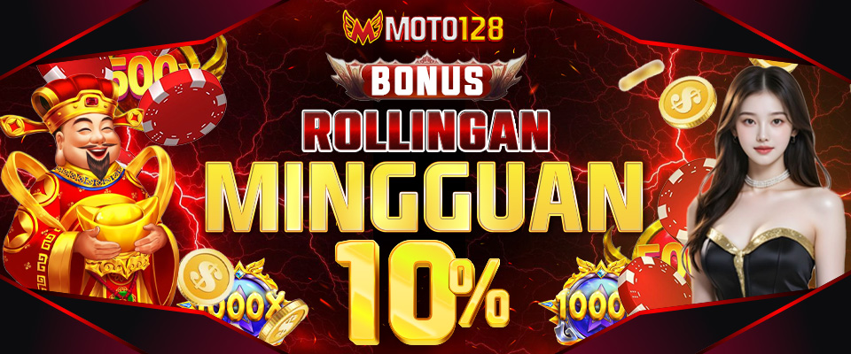 Bonus Rollingan Mingguan 10%